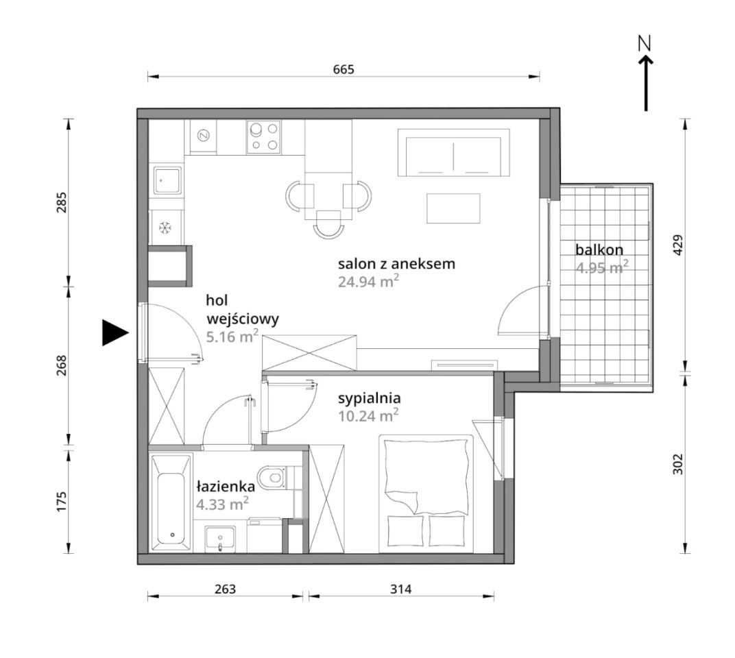 Mieszkanie 2-pokojowe Warszawa Praga-Południe, ul. Podskarbińska. Zdjęcie 7