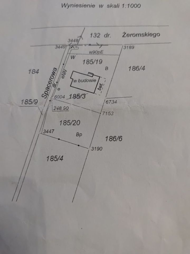Działka budowlana Bilcza, ul. Spacerowa
