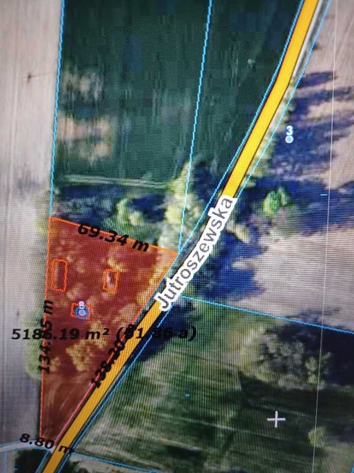 Działka budowlana Górki Duże, ul. Jutroszewska. Zdjęcie 2