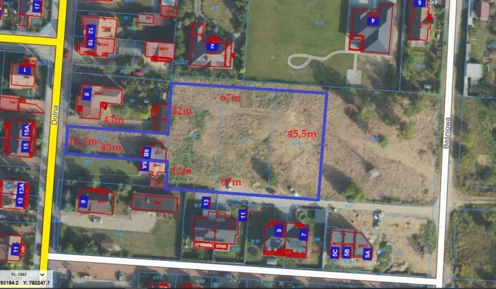 Działka budowlana Zaścianki, ul. Dolna