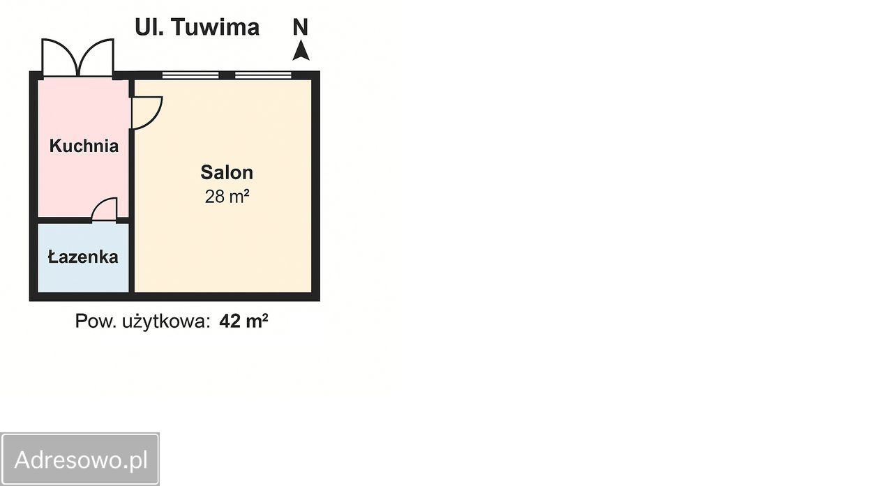 Mieszkanie 1-pokojowe Łódź Śródmieście, ul. Juliana Tuwima. Zdjęcie 7