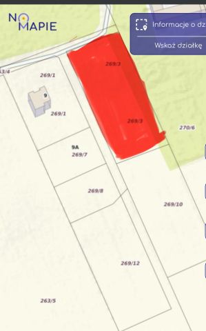 Działka budowlana Borkowo Kościelne, ul. Leśna. Zdjęcie 1