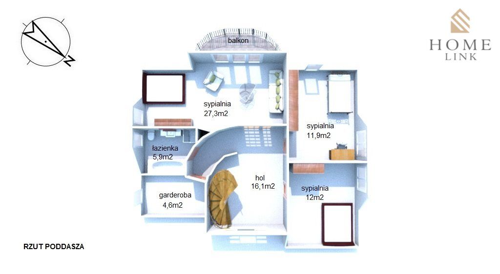 dom wolnostojący, 8 pokoi Olsztyn Likusy. Zdjęcie 25