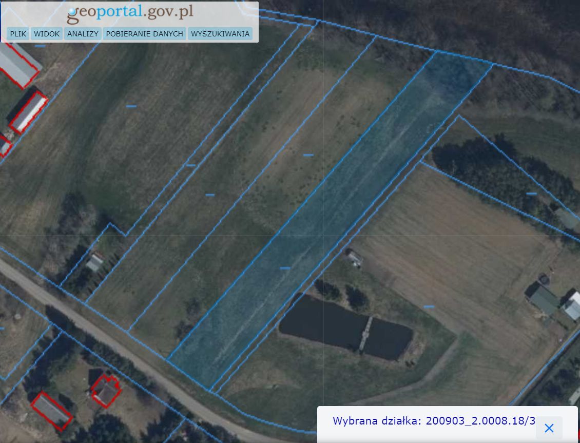 Działka rekreacyjna Gremzdy Polskie. Zdjęcie 2