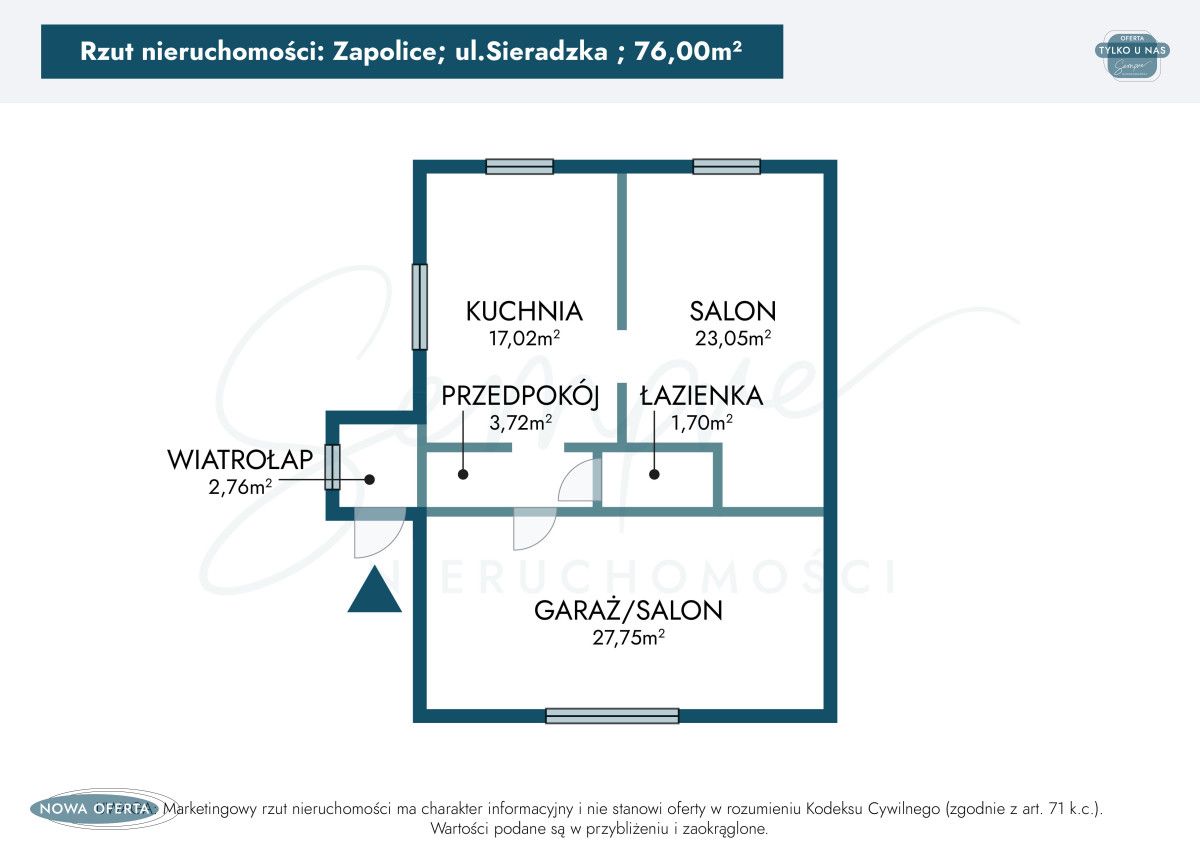 dom wolnostojący, 2 pokoje Zduńska Wola, ul. Sieradzka. Zdjęcie 15