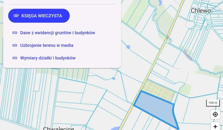 Działka rolno-budowlana Chlewo