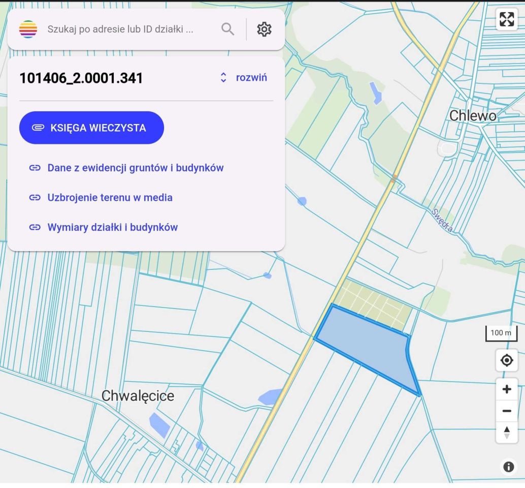 Działka rolno-budowlana Chlewo. Zdjęcie 1