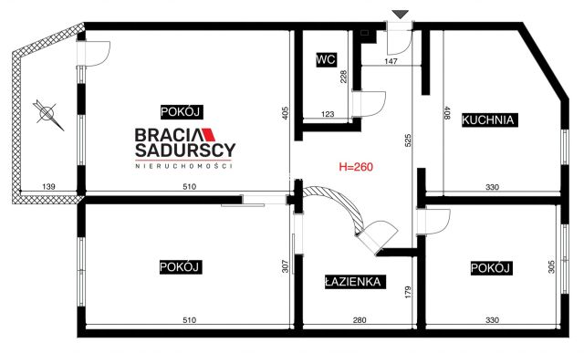 Mieszkanie 3-pokojowe Kraków Krowodrza, ul. Kazimierza Wierzyńskiego. Zdjęcie 34