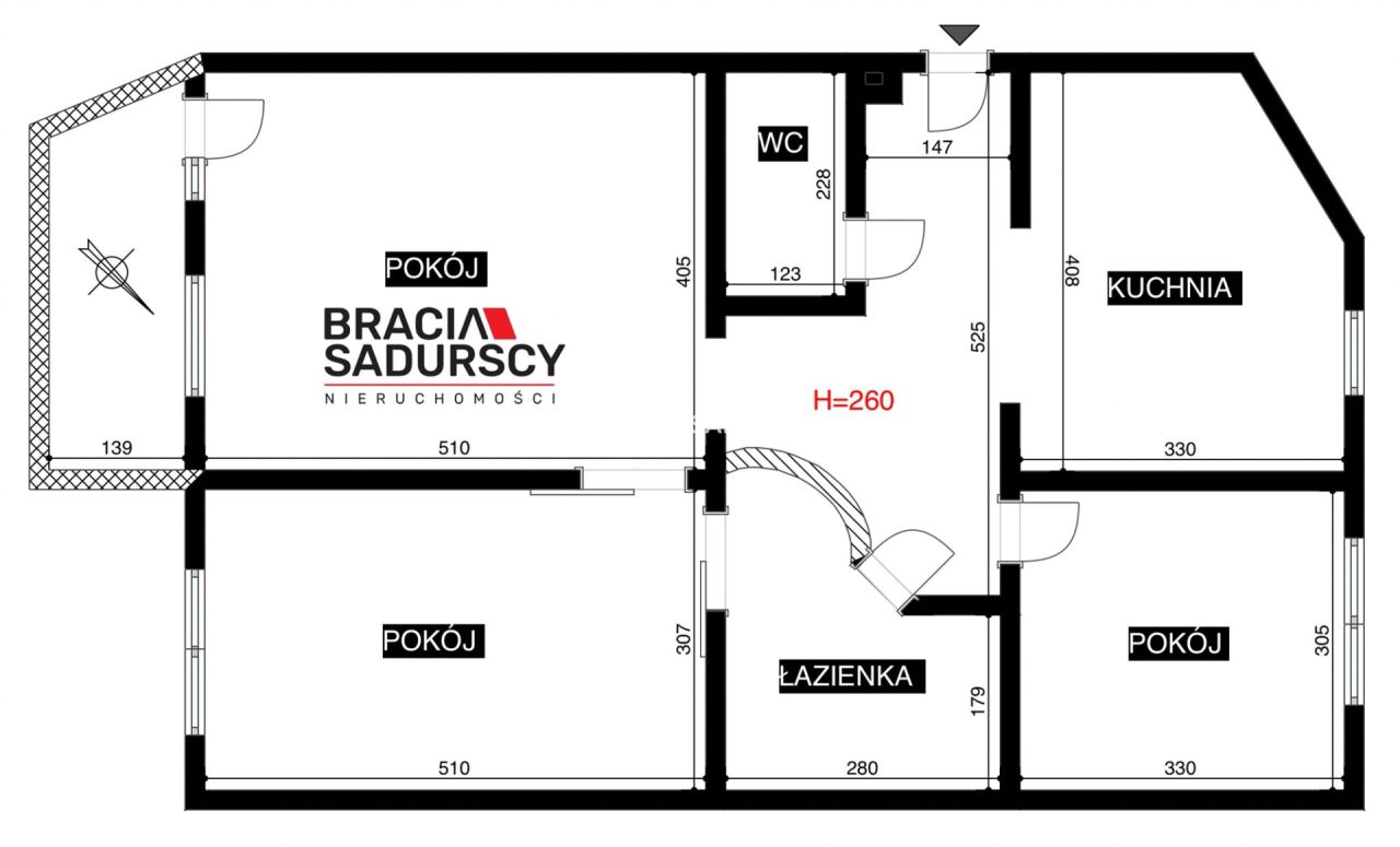 Mieszkanie 3-pokojowe Kraków Krowodrza, ul. Kazimierza Wierzyńskiego. Zdjęcie 34