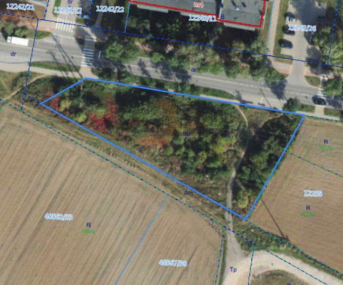 Działka inwestycyjna Łomża Zawady-Przedmieście, ul. Przykoszarowa. Zdjęcie 2