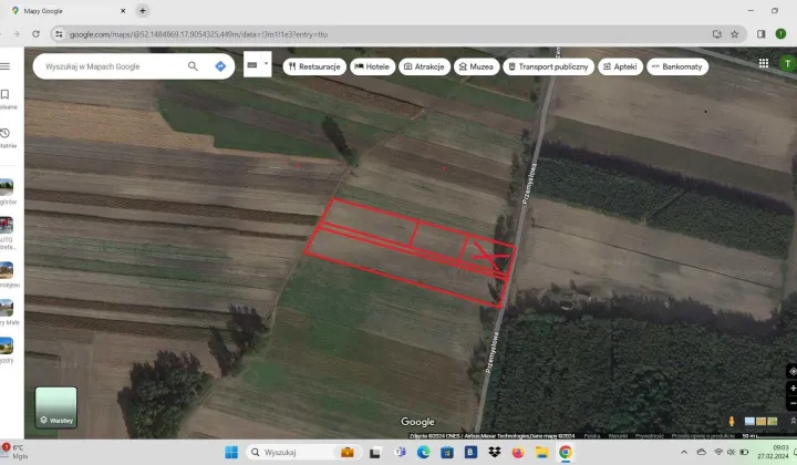 Działka budowlana Drzewce