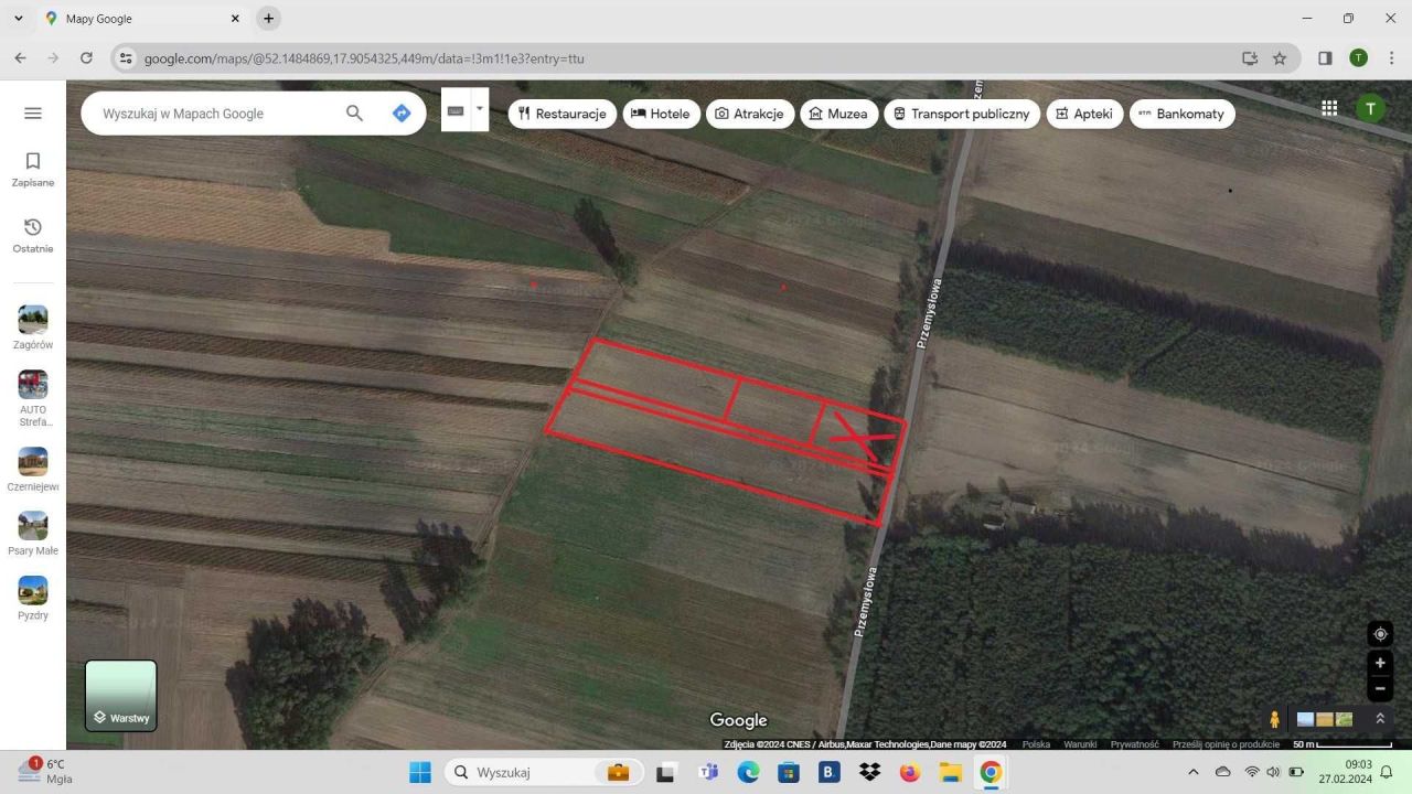 Działka budowlana Drzewce. Zdjęcie 1