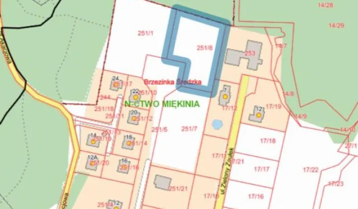 Działka rolno-budowlana Brzezinka Średzka