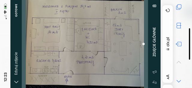 Mieszkanie 2-pokojowe Prabuty, ul. Ogrodowa. Zdjęcie 1