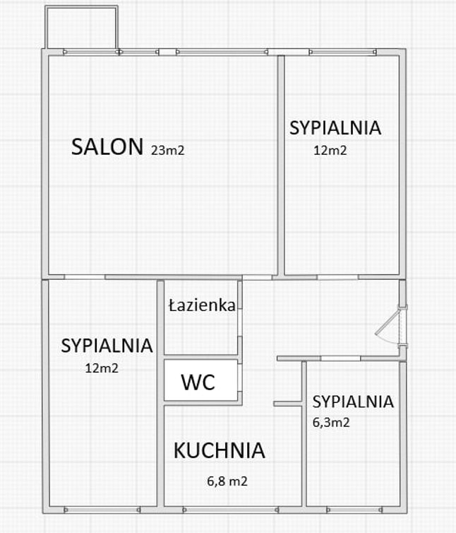 Mieszkanie 4-pokojowe Zaborze Jezioro, ul. Jezioro. Zdjęcie 7