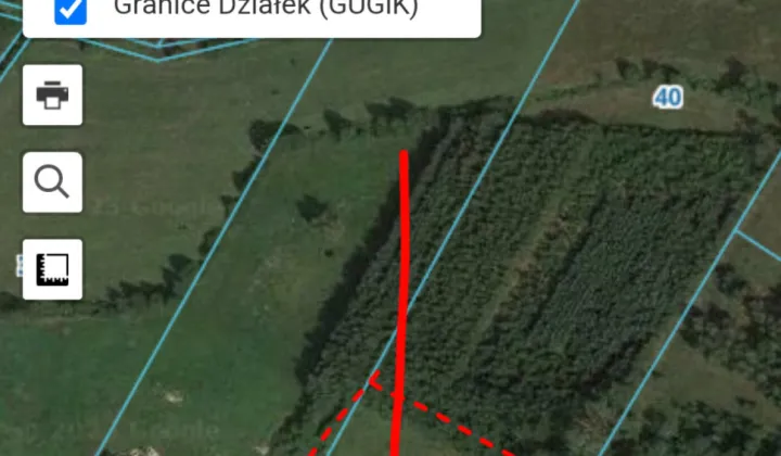 Działka budowlana Końcowizna