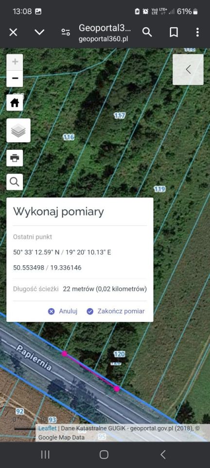 Działka rolna Myszków Mrzygłód. Zdjęcie 2