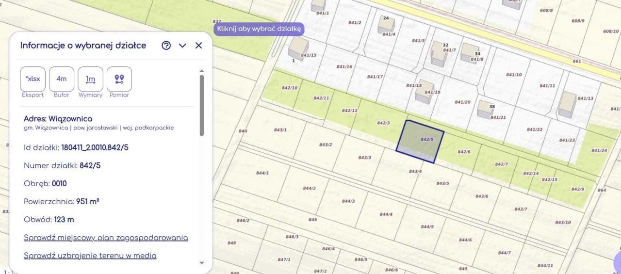 Działka budowlana Wiązownica. Zdjęcie 3