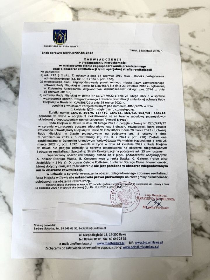 Działka inwestycyjna Iława, ul. Ziemowita. Zdjęcie 5