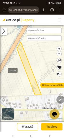 Działka rolno-budowlana Kisielnica. Zdjęcie 1