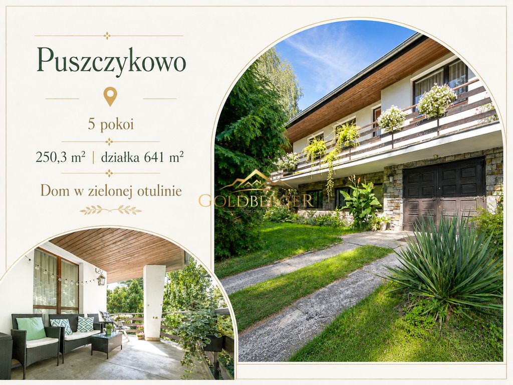dom wolnostojący, 5 pokoi Puszczykowo, ul. Leśna. Zdjęcie 1
