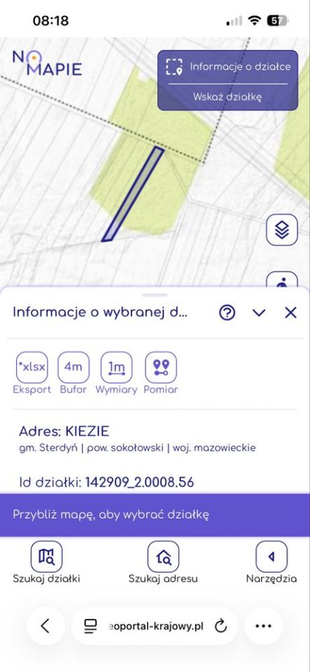 Działka rolna Chądzyń. Zdjęcie 2