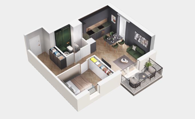 Mieszkanie 2-pokojowe Warszawa Białołęka, ul. Pawła Włodkowica. Zdjęcie 6