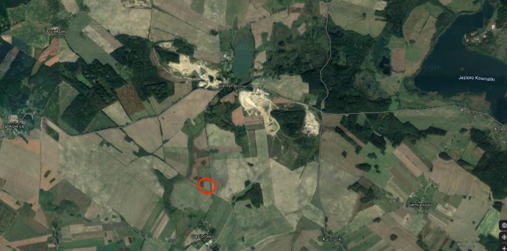 Działka budowlana Gąsiorowo. Zdjęcie 2