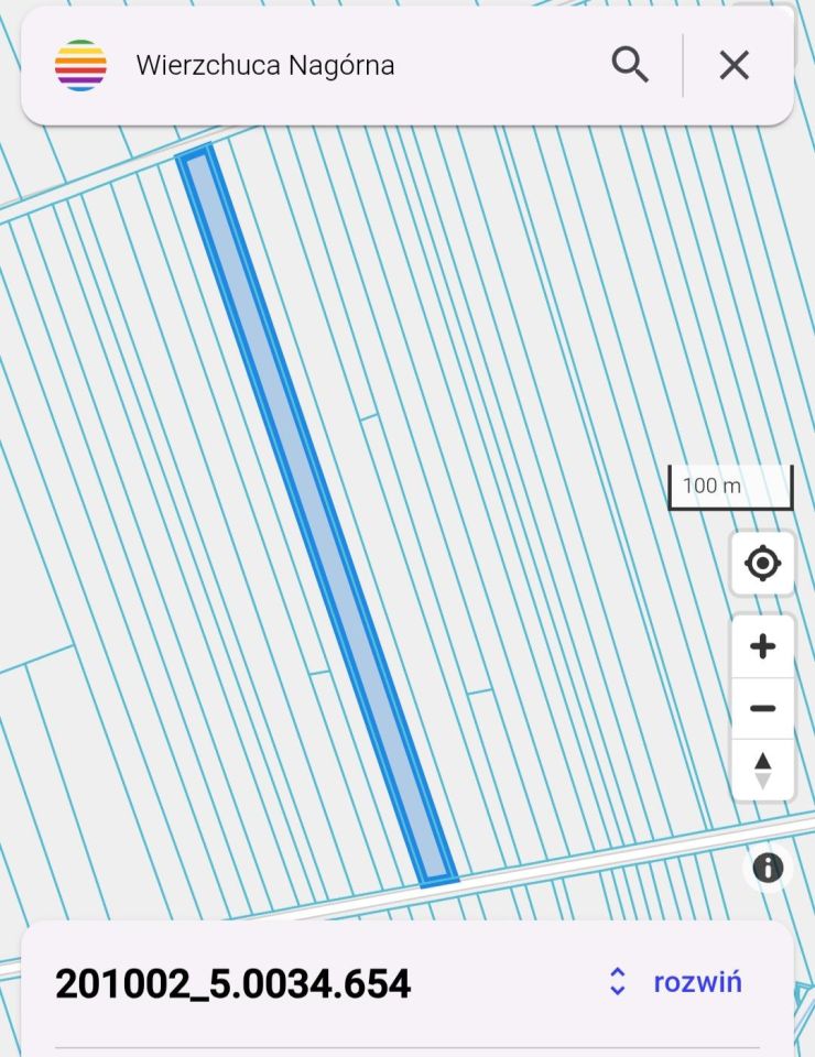 Działka rolna Wierzchuca Nagórna. Zdjęcie 3
