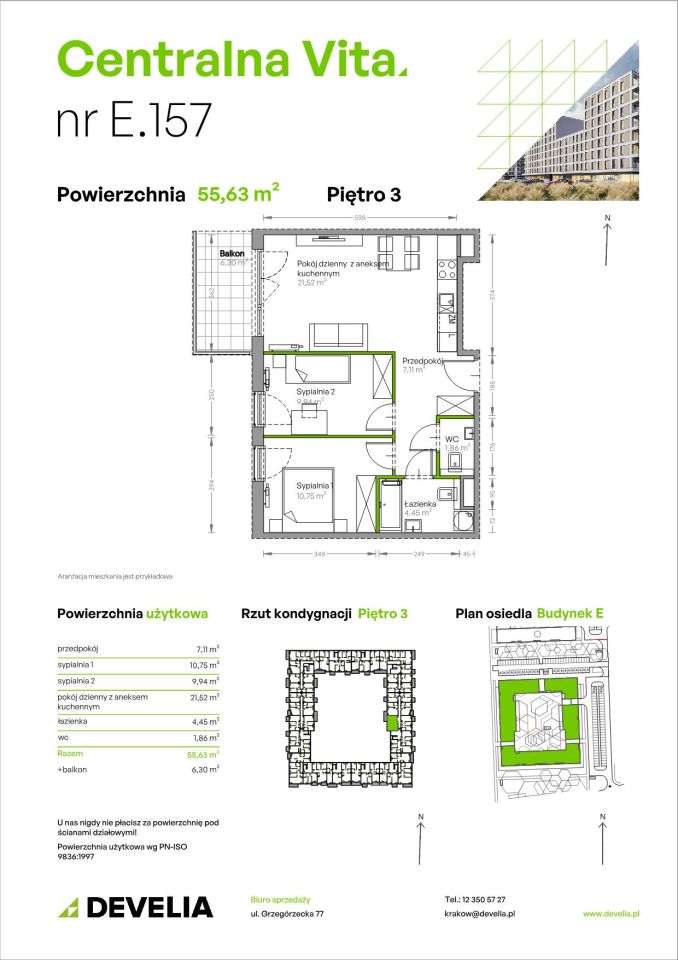 Mieszkanie 3-pokojowe Kraków Czyżyny, ul. Romana Ciesielskiego. Zdjęcie 14
