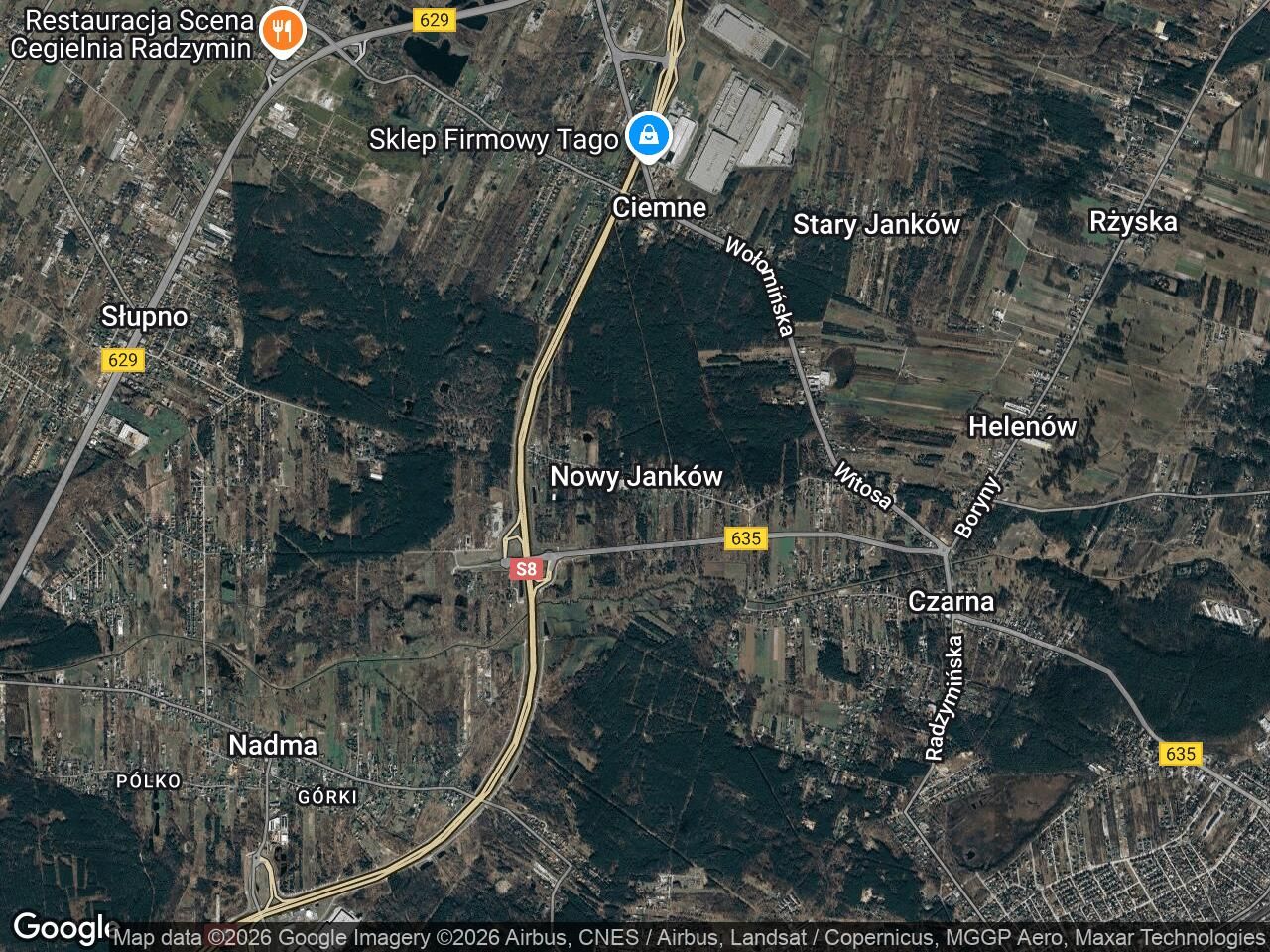 Działka inwestycyjna Nowy Janków