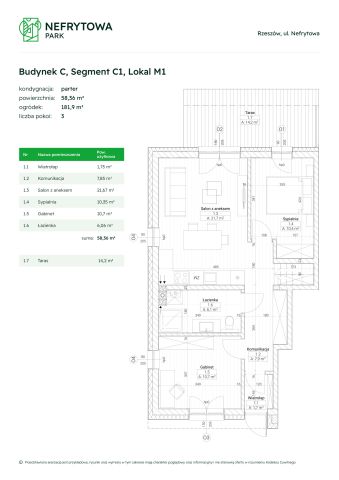 Mieszkanie 3-pokojowe Rzeszów Załęże, ul. Nefrytowa. Zdjęcie 21