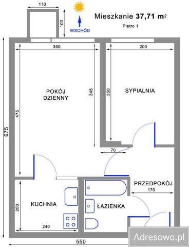 Mieszkanie 2-pokojowe Warszawa Mokotów. Zdjęcie 1