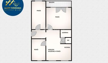 Mieszkanie 4-pokojowe Gdańsk Siedlce, ul. Szara