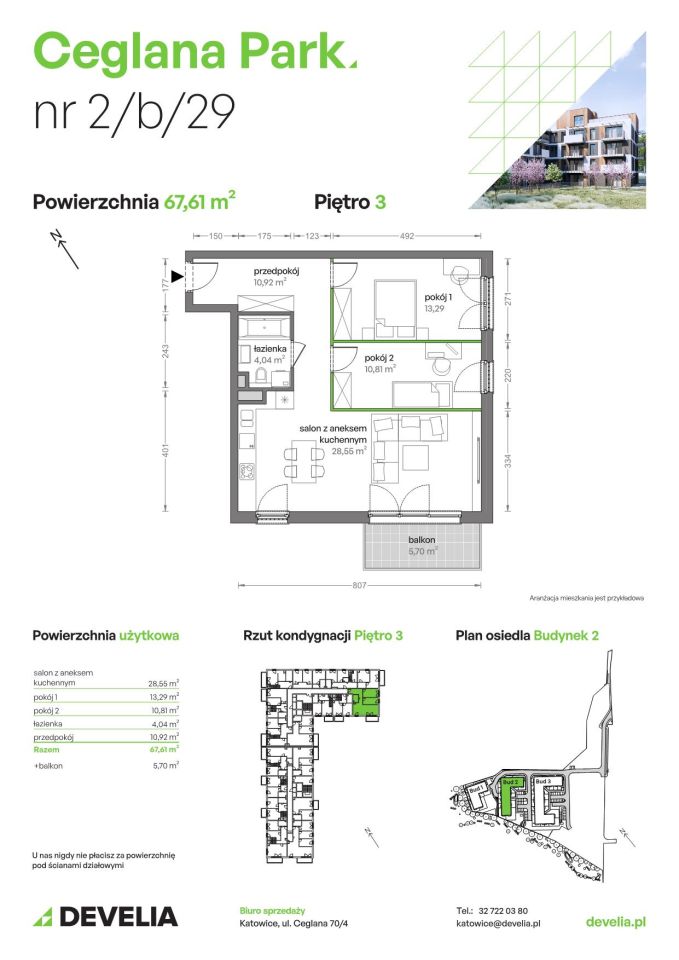 Mieszkanie 3-pokojowe Katowice Brynów, ul. Ceglana. Zdjęcie 7