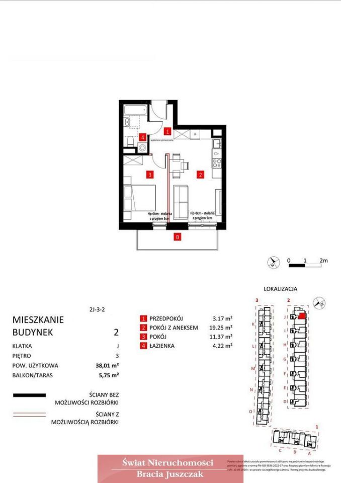 Mieszkanie 2-pokojowe Wrocław Partynice. Zdjęcie 13