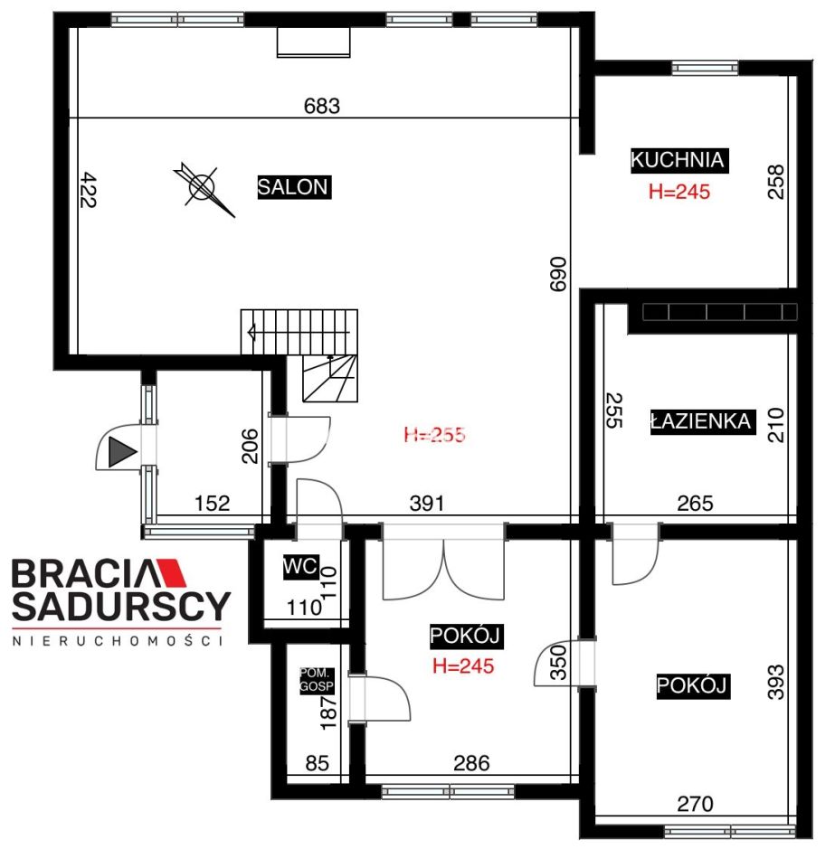 Mieszkanie 5-pokojowe Kraków Dębniki, ul. Praska. Zdjęcie 3