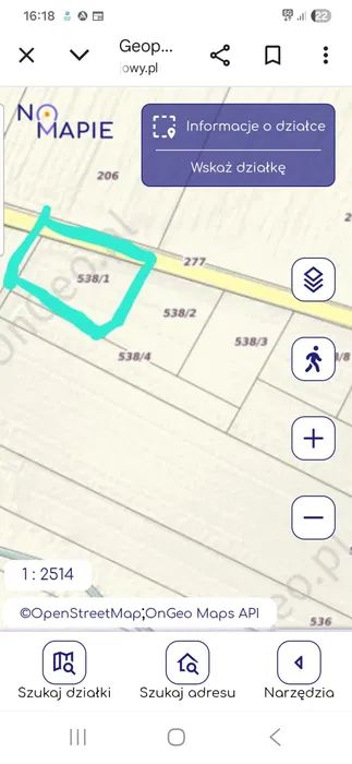 Działka rolna Osiek. Zdjęcie 2