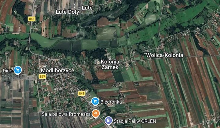 Działka budowlana Kolonia Zamek