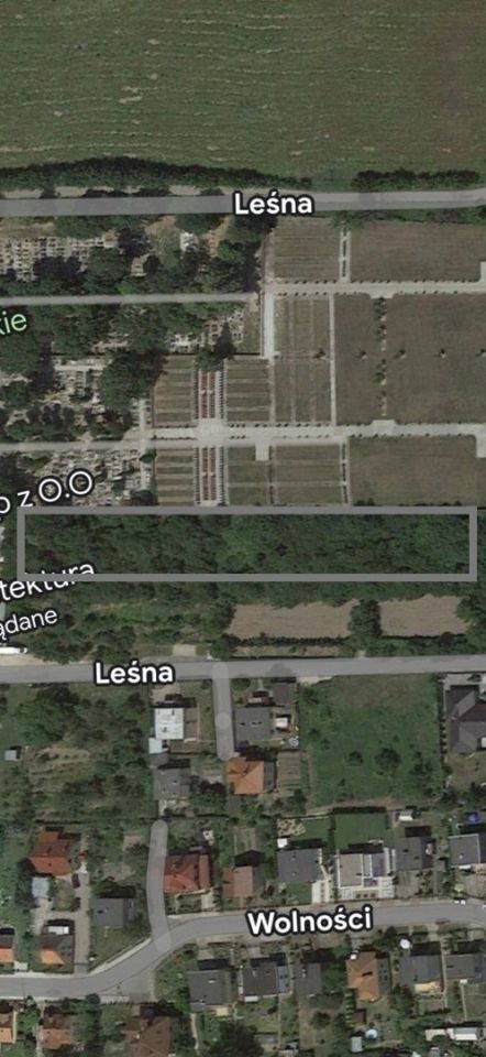 Działka budowlana Kąty Wrocławskie, ul. Józefa Mireckiego. Zdjęcie 3