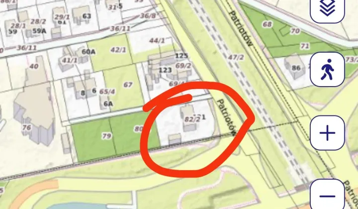 Działka inwestycyjna Warszawa Wawer, ul. Patriotów