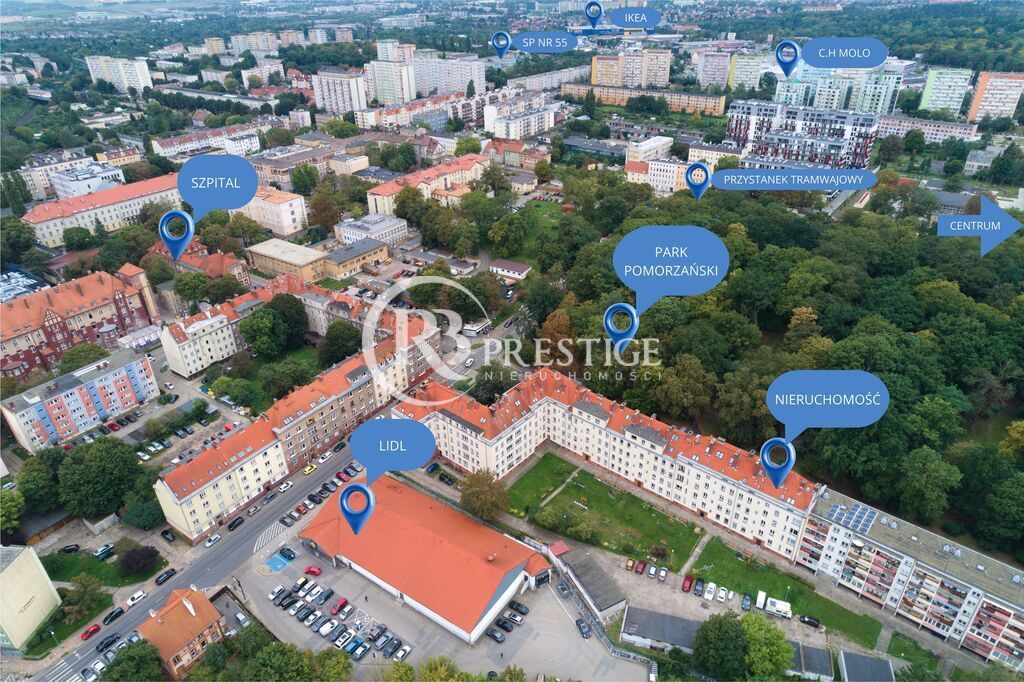 Mieszkanie 4-pokojowe Szczecin Pomorzany, ul. Grudziądzka. Zdjęcie 14