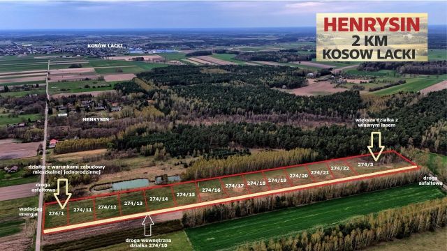 Działka budowlana Henrysin. Zdjęcie 1