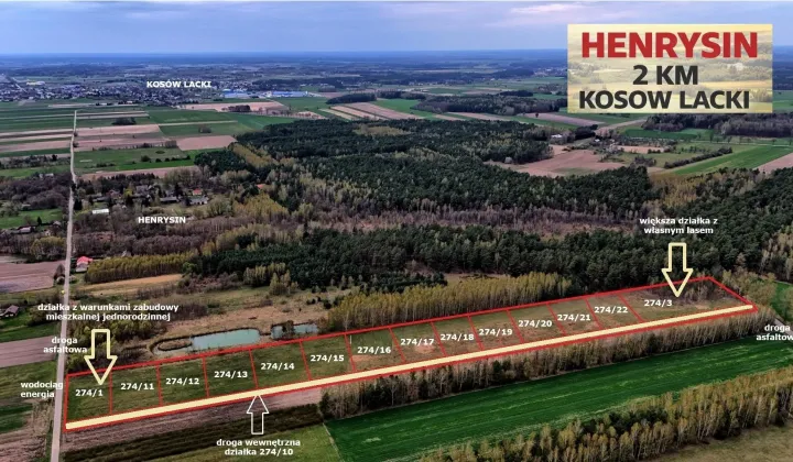 Działka budowlana Henrysin