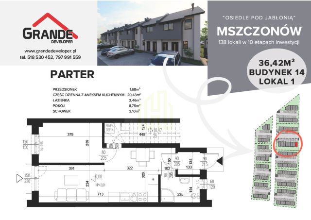 Mieszkanie 2-pokojowe Mszczonów, ul. Racławicka. Zdjęcie 16