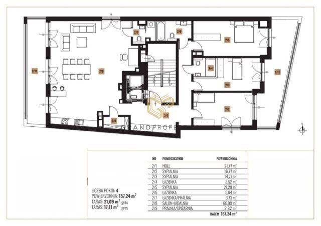 Mieszkanie 4-pokojowe Warszawa Mokotów, ul. Władysława Orkana. Zdjęcie 6