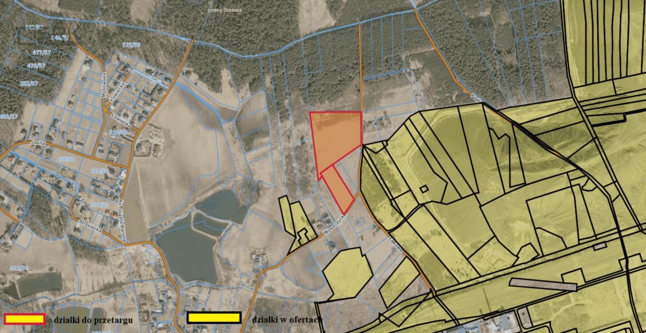 Działka Rudziczka, ul. Woszczycka. Zdjęcie 1