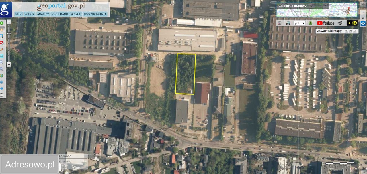 Działka inwestycyjna Łódź Polesie, ul. Obywatelska. Zdjęcie 3