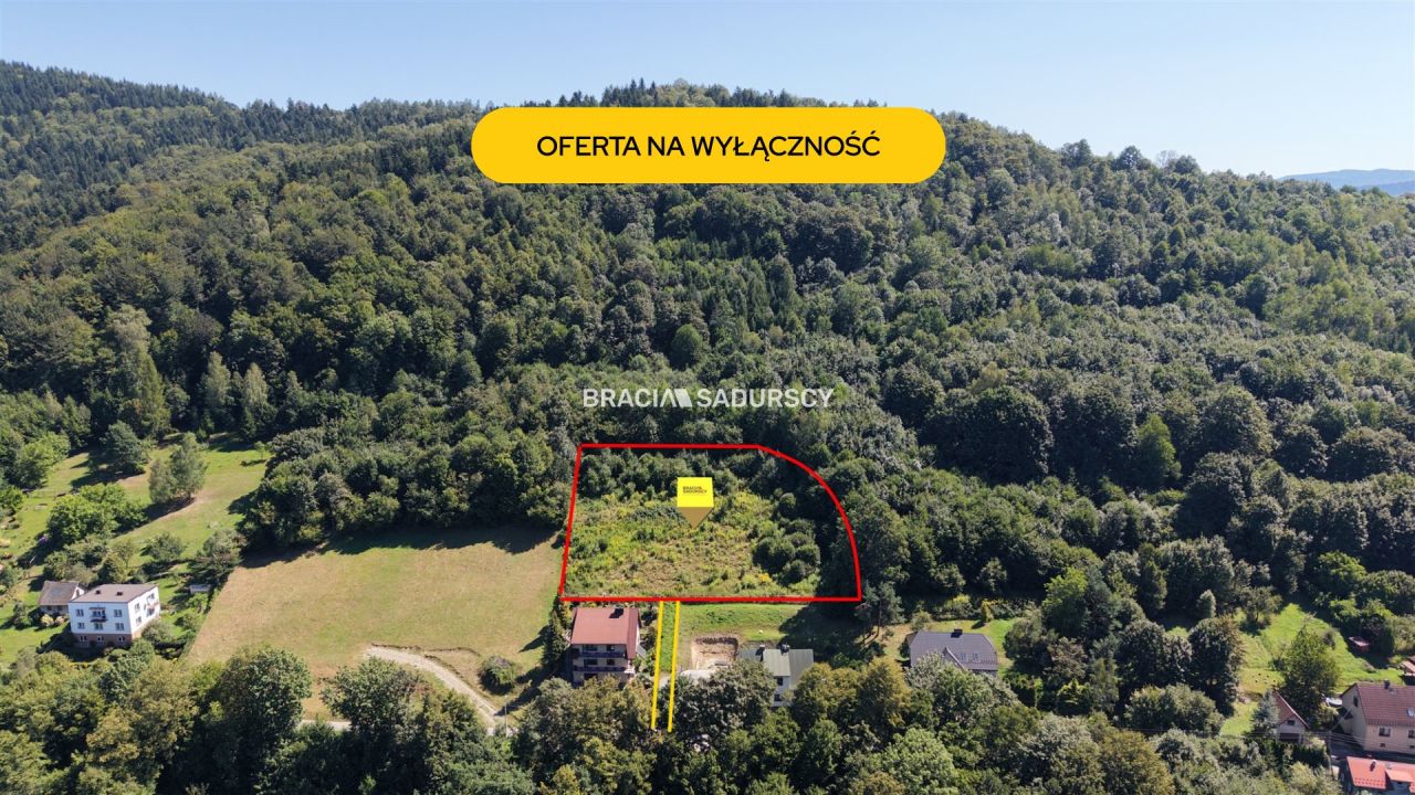 Działka budowlana Sucha Beskidzka. Zdjęcie 1