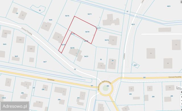 Działka budowlana Lębork, ul. Komuny Paryskiej. Zdjęcie 1